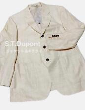 [Japan Used Fashion] St Dupont Linen Jacket Tie Suit