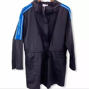 Sandro black shell jacket Mario size 40 / L new - Picture 1 of 12
