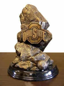 NEU Ohio State Buckeyes Schreibtisch Kunst Bronze Statue Tim Wolfe Football Display OSU - Bild 1 von 8