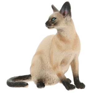 Kot syjamski Ornament Dziecko Miniaturowe figurki Posąg Kotek Ozdoby - Zdjęcie 1 z 11