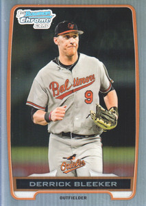 2012 Bowman Chrome Draft Draft Picks Refractors #BDPP157 Derrick Bleeker Orioles