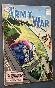 Our Army at War #59 GOOD/VG DC Comics 1957 Silver Age War Comic!