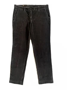 LORO PIANA cotton corduroy velvet gray zip trousers pants IT46 - Picture 1 of 10