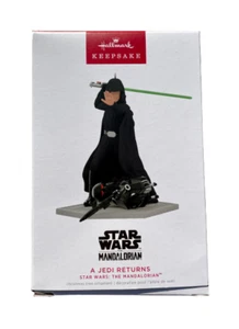 Hallmark 2022 Star Wars The Mandalorian A Jedi Returns Keepsake Ornament - Picture 1 of 5