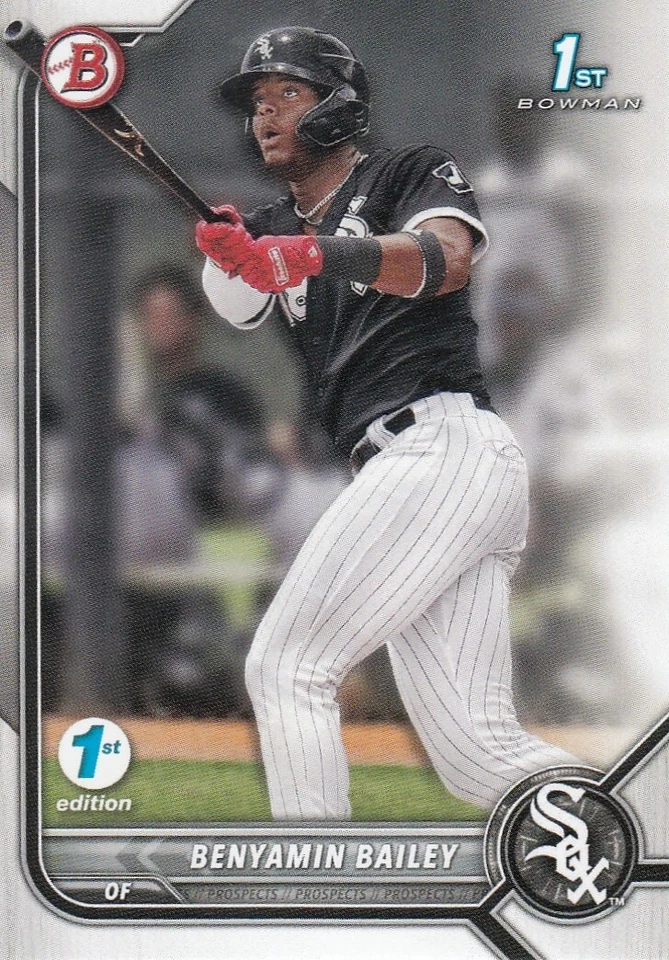 BENYAMIN BAILEY BOWMAN 1ST EDITION PROSPECTS 1ST ROOKIE RC WHITE SOX BPPF-8 2022 - Image 1 of 1