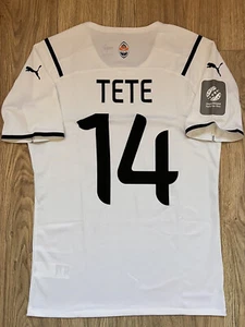 FC Shakhtar Donetsk Ukraine shirt Tete #14 Brazil Lyon Leicester Galatasaray - Picture 1 of 8