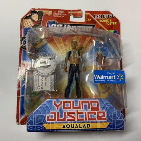 DC UNIVERSE YOUNG JUSTICE EXCLUSIVE AQUALAD 4" FIGURE, NIP, 2011 Cover