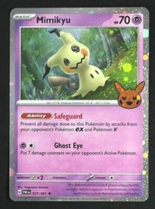 2024 Trick or Trade Mimikyu #037/091 POKEMON - Picture 1 of 2