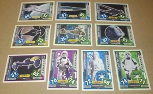 TOPPS STAR WARS FORCE ATTAX UNIVERSE tcg cards x 10 lot 7 - Picture 1 of 1