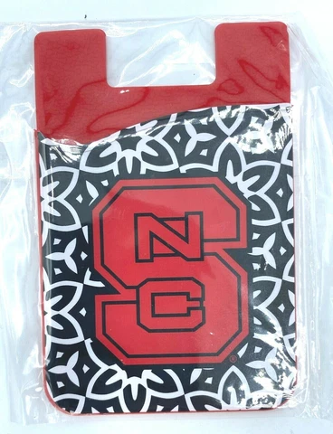 NC STATE WOLFPACK CELL PHONE CARD HOLDER DESIGN WALLET DESDEN COLLEGE Cover