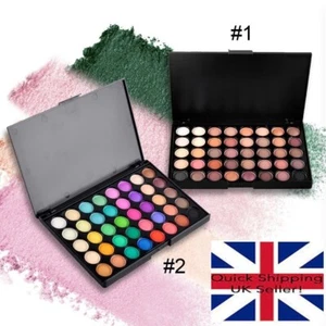 40 Colour Matte Nude Eyeshadow Palette Waterproof Long Lasting Pigment Makeup - Picture 1 of 10