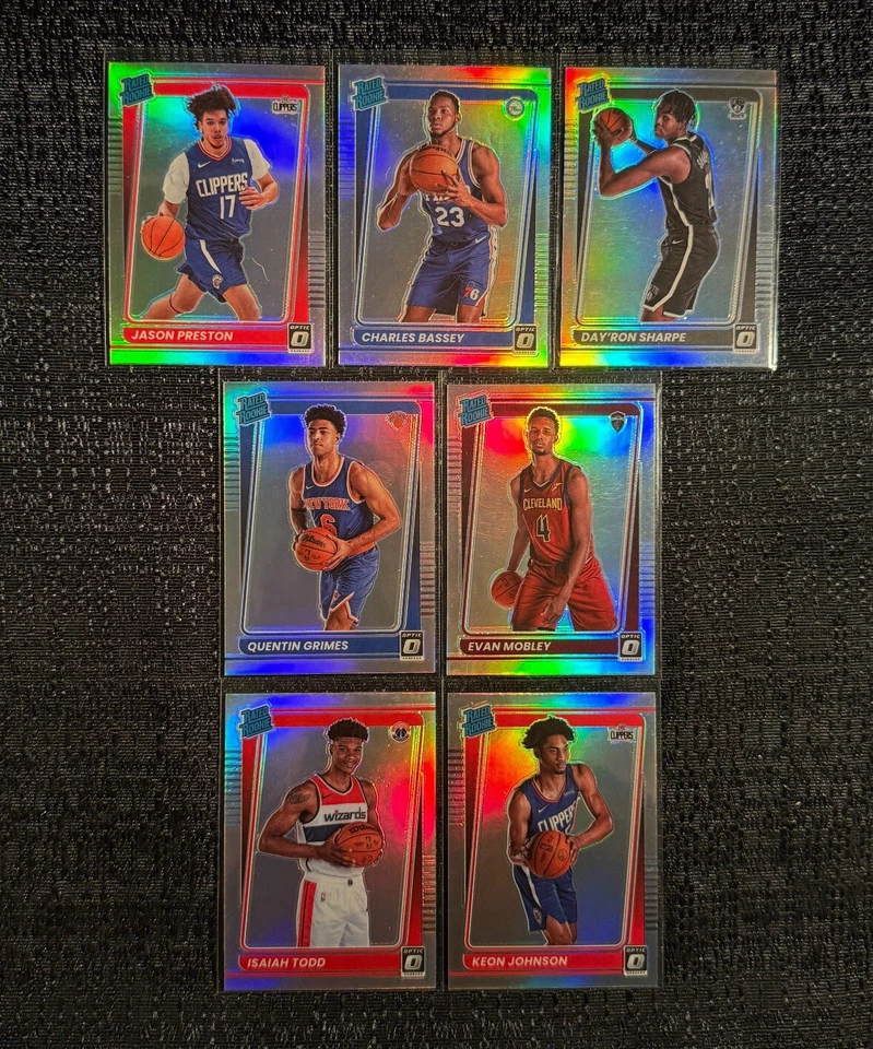 2021-22 Donruss Optic HOLO RATED ROOKIE Complete Your Set You Pick Card #151-200 - Image 1 of 1