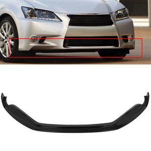 Fits Lexus GS-Series Base Model 2013-14 15 Front Bumper Lip Spoiler Glossy Black - Picture 1 of 10
