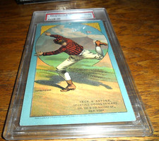 RARE 1882 Cosack & Co Sporting Goods New York BASEBALL CARD CENTRE FIELDER PSA 2
