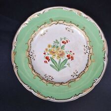Antique 19th Century Wedgwood Dessert Plate Painted Flowers Botanical 20.5cm #1