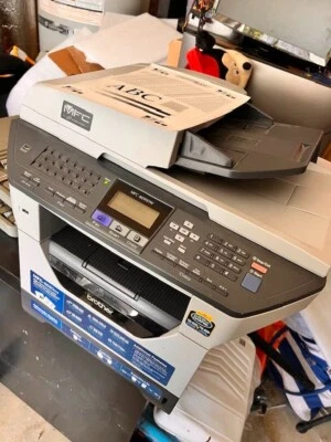 BROTHER MFC-8690DW LASER MONOCHROME ALL-IN-ONE PRINTER FAX COPIER PAGE COUNT 18k - Image 1 of 4