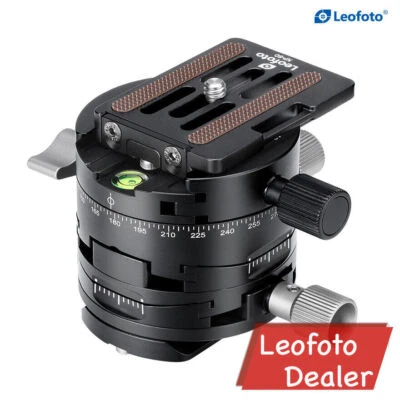 Open Leofoto G2 GEAR HEAD 3 IN 1 Panoramic Geared Ball Head Tripod Head ±10° BK - Image 1 of 4