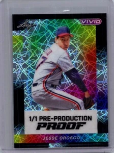 Jesse Orosco 2024 Leaf Baseball 1/1 Pre Production Proof - Bild 1 von 1