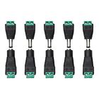 No Need for Soldering or Crimping 10PCS DC Male Female Power Connector Adapters