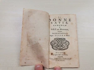 G.P.B. Moliere "Le domen savie" 1697 - Bild 1 von 3