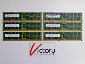 Micron 8GB Memory MT36KSF1G72PZ-1G4M1FI Lot of 6 | DDR3-1333MHz / PC3L-10600R - Picture 1 of 5