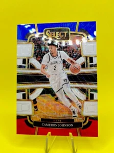 Cameron Johnson 23-24 Panini-Select Concourse PRIZM Nets NBA *Blue Red Holo - Bild 1 von 6