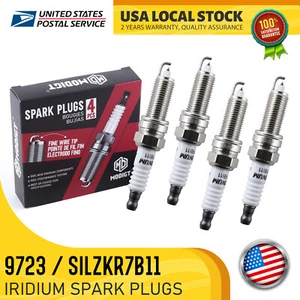 4Pcs OEM Quality SILZKR7B11 18846-11070 Spark Plugs For Honda Insight 2010-2014 - Picture 1 of 16