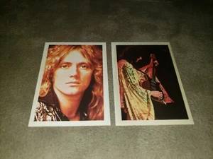 1980 Pop Festival Queen stickers Roger Taylor & Brian May-Nrmt - Picture 1 of 5