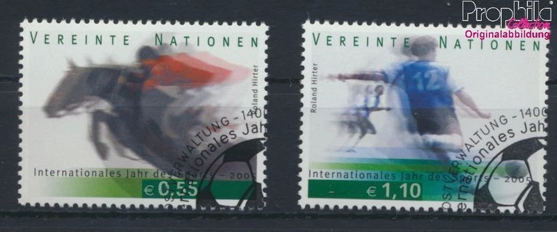 ONU - Viena 441-442 (edición completa) bien usado/cancelado 2005 interno (10046316 Foto 1 de 1