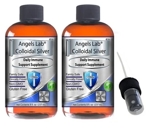 Angels Lab de plata coloidal 16 oz 10 ppm - Imagen 1 de 8