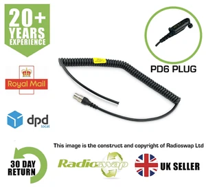 RADIOSWAP EAR PROTECTION DOWNLEAD FITS HYTERA PD605 PD665 X1P Z1P TWO WAY RADIO - Picture 1 of 6