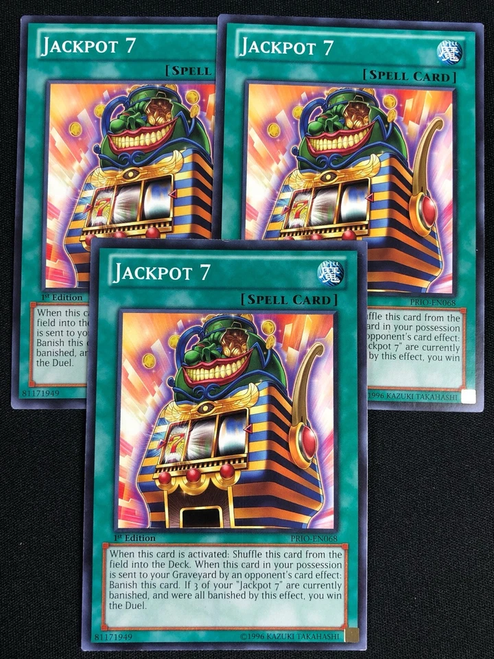 YUGIOH JACKPOT 7 PRIO-EN068 1ST COMMON X3 (NM) - Image 1 of 1