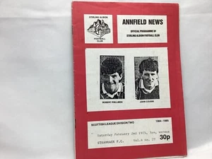 Stirling Albion v Stranraer Scottish League February 1985 - Picture 1 of 1
