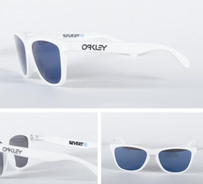 Gafas de sol Oakley Frogskins Revert Collection blanco mate hielo iridio OO9013-88 Foto 1 de 4