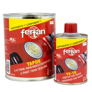 Fertan Tapox ethanol resistant petrol tank sealer for all tanks to 40L / 8 gal.