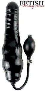 Inflatable dildo maxi fake penis anal dildo big realistic soft big black - Picture 1 of 4