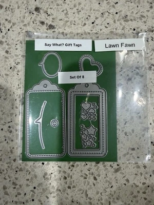 Lawn Fawn - Diga o quê? etiquetas de presente” usadas - Imagem 1 de 2