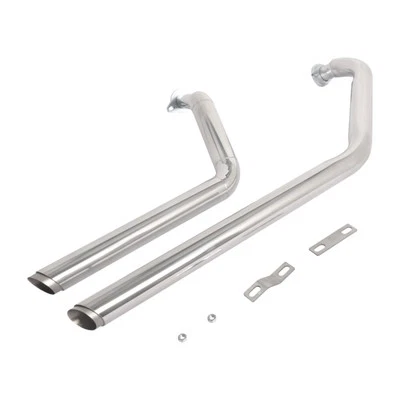 For Suzuki Boulevard M50 C50 C/T VL800 Exhaust Pipes Slash System Volusia Chrome - Image 1 of 4