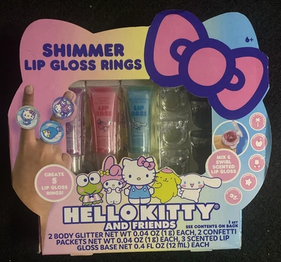 Hello Kitty and Friends Shimmer Lip Gloss Making Kit Horizon Group USA Sanrio - Image 1 of 2