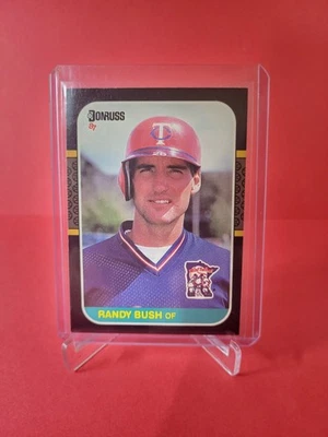 1987 Donruss Baseball Randy Bush #441 Minnesota Twins  - Image 1 of 3