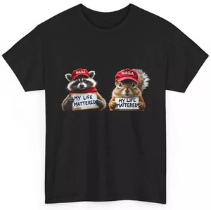 Justice For Peanut The Squirrel and Fred The Raccoon T-Shirt - Picture 1 of 6