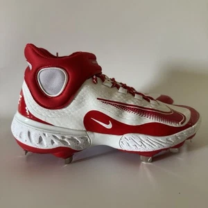 Nike Herren 8 Alpha Huarache Elite 4 Mittel weiß/rot Baseball Stollen FD2744-106 - Bild 1 von 8
