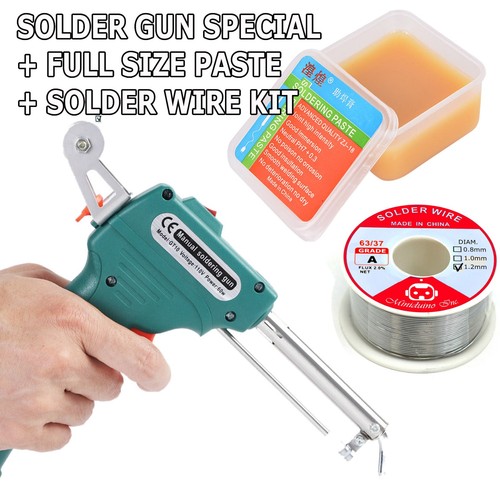 Kit De Soudure 60W - Fer à Souder Réglable + Support + étain + Panneaux (5 Embouts), Parfait Pour Débutants