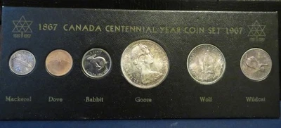 1867-1967 Canada Silver Centennial Year Uncirculated Set - Image 1 of 4