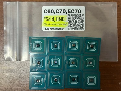 12 x Toner Chip for Xerox C60, C70, EC70 Production Printer Refill (3 sets) - Image 1 of 3