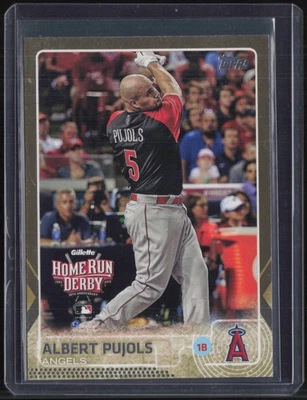2015 Topps Update Gold Home Run Derby Baseball #US192 Albert Pujols 2006/2015 - Image 1 of 2