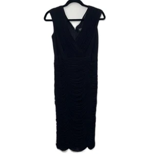 Tadashi Collection Cocktailkleid mit Rüschen - Schwarz XL - Bild 1 von 7