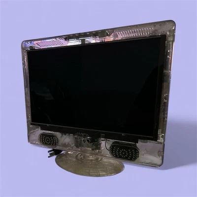AMP'D 15" Retro Gaming Television Clear Prison TV LED FHD Model SLC-1520AP-3TF - Image 1 of 4