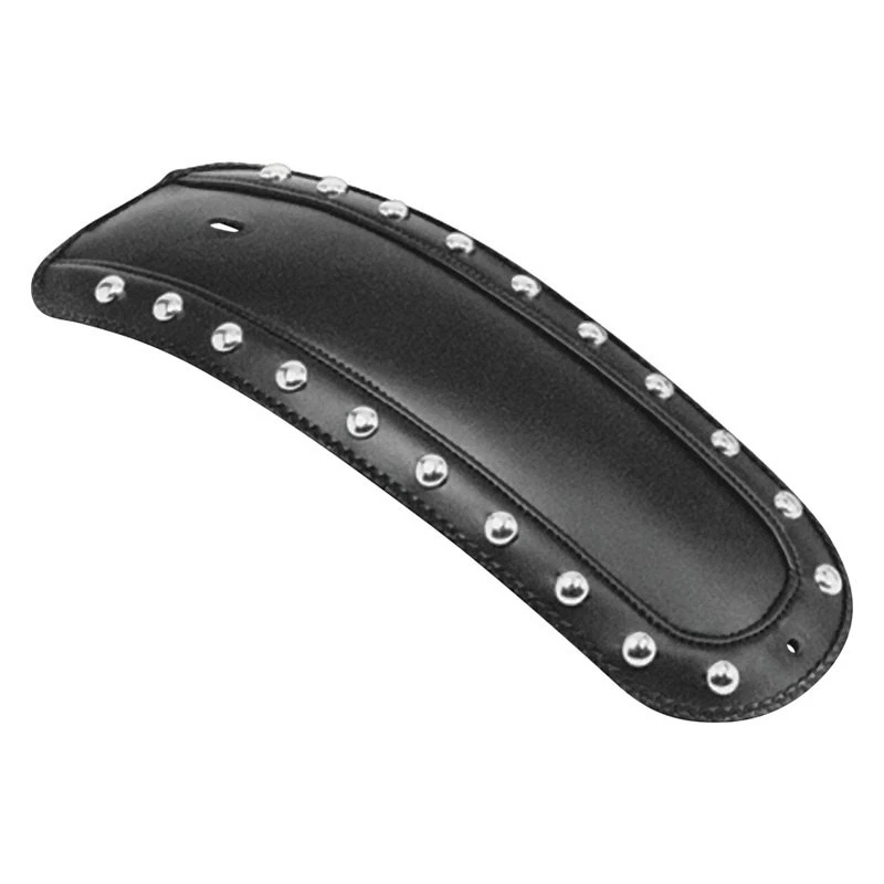 For Harley-Davidson Sportster 1200 96-03 Mustang Chrome Studded Black Fender Bib - Image 1 of 1