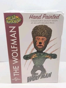 The Wolfman PINTADO A MANO Bobblehead Head Knockers Universal Studios Por Neca NUEVO - Imagen 1 de 5